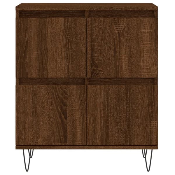 Byrå brun ek 60x35x70 cm konstruerat trä - Skänk - Skänkar - Home & Living