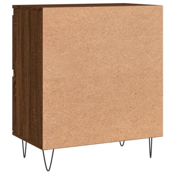 Byrå brun ek 60x35x70 cm konstruerat trä - Skänk - Skänkar - Home & Living