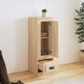 Miniatyrbillede 4 af 11: Skab 36x35,5x103,5 cm konstrueret træ sonoma-eg - Skab - Skabe - Home & Living