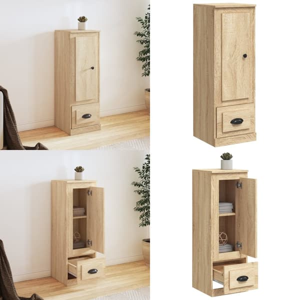 Skab 36x35,5x103,5 cm konstrueret træ sonoma-eg - Skab - Skabe - Home & Living