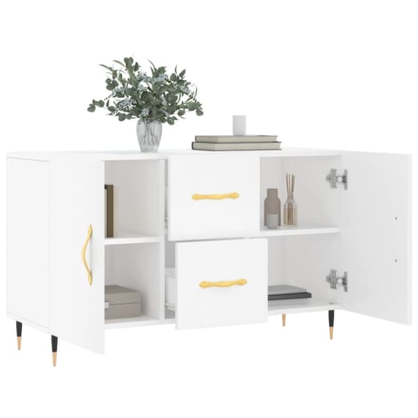Skænk 100x36x60 cm konstrueret træ hvid - Skænk - Skænke - Home & Living