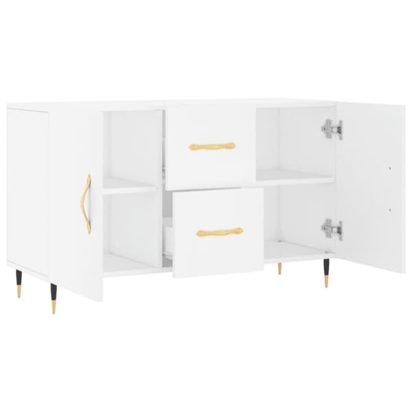 Skænk 100x36x60 cm konstrueret træ hvid - Skænk - Skænke - Home & Living