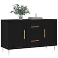 Miniatyrbillede 4 af 11: Skænk 100x36x60 cm konstrueret træ sort - Skænk - Skænke - Home & Living