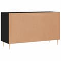 Miniatyrbillede 9 af 11: Skænk 100x36x60 cm konstrueret træ sort - Skænk - Skænke - Home & Living