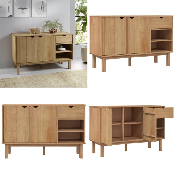 Skänk OTTA 114x43x73,5 cm massiv furu - Skänk - Skänkar - Home & Living
