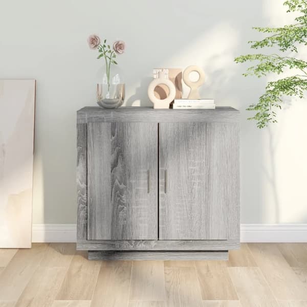 Senkki harmaa Sonoma 80x40x75 cm tekninen puu - Senkki - Senkit - Home & Living