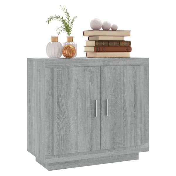 Senkki harmaa Sonoma 80x40x75 cm tekninen puu - Senkki - Senkit - Home & Living