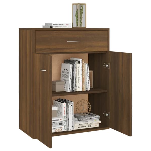 Senkki ruskea tammi 60x30x75 cm tekninen puu - Senkki - Senkit - Home & Living