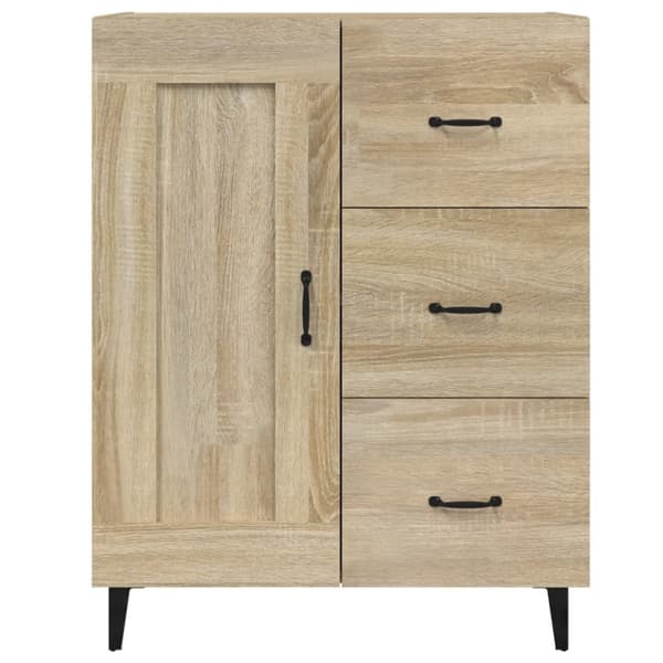 Skænk 69,5x34x90 cm konstrueret træ sonoma-eg - Skænk Skænke - Skab - Home & Living