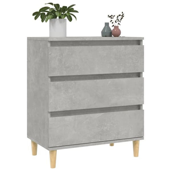 Senkki betoninharmaa 60x35x70 cm tekninen puu - Senkki - Senkit - Home & Living