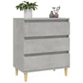 Pikkukuva 5 / 11: Senkki betoninharmaa 60x35x70 cm tekninen puu - Senkki - Senkit - Home & Living