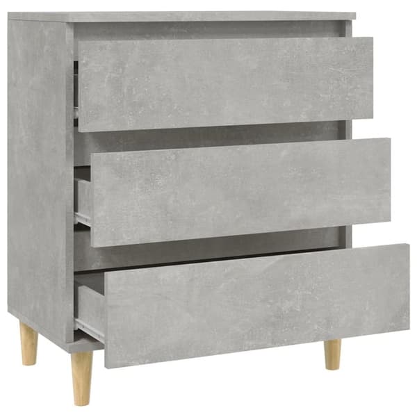Senkki betoninharmaa 60x35x70 cm tekninen puu - Senkki - Senkit - Home & Living