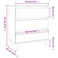 Pikkukuva 11 / 11: Senkki betoninharmaa 60x35x70 cm tekninen puu - Senkki - Senkit - Home & Living
