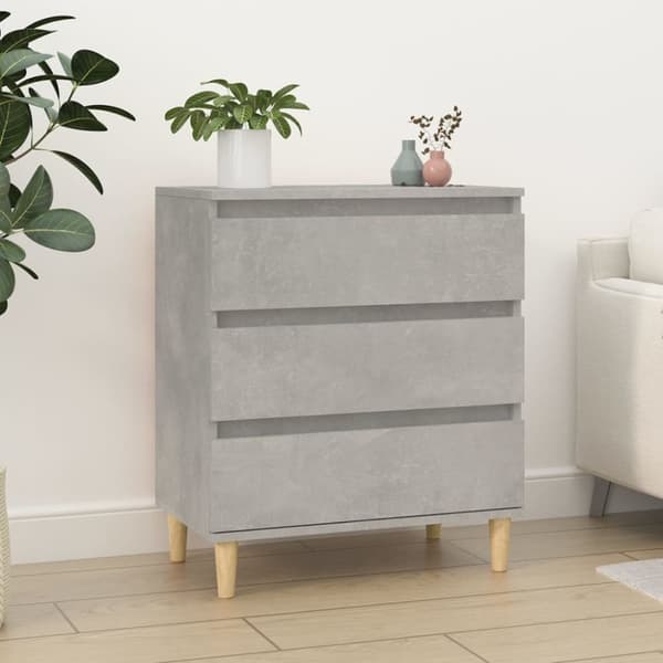 Senkki betoninharmaa 60x35x70 cm tekninen puu - Senkki - Senkit - Home & Living