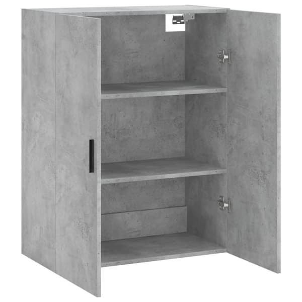 Väggskåp betonggrå 69,5x34x90 cm - Väggmonterat Skåp - Väggmonterade Skåp - Home & Living