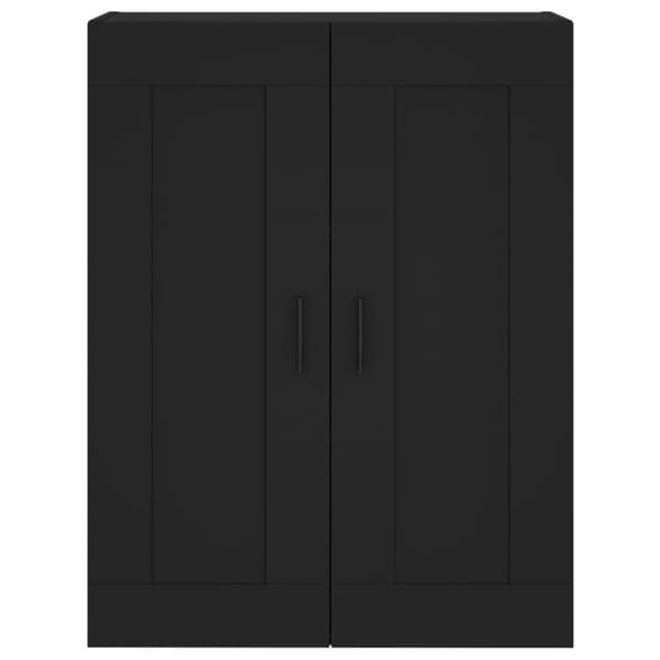 Vægskab 69,5x34x90 cm konstrueret træ sort - Vægskab - Vægskabe - Home & Living