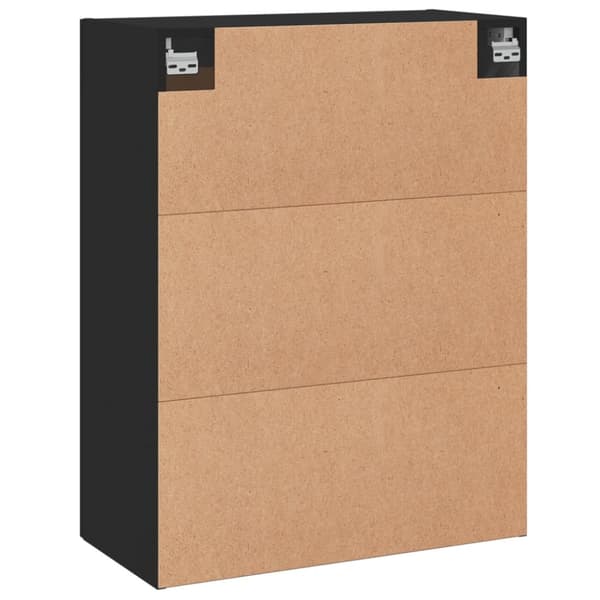 Vægskab 69,5x34x90 cm konstrueret træ sort - Vægskab - Vægskabe - Home & Living