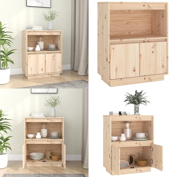 Senkki 60x34x75 cm täysi mänty - Senkki - Senkit - Home & Living