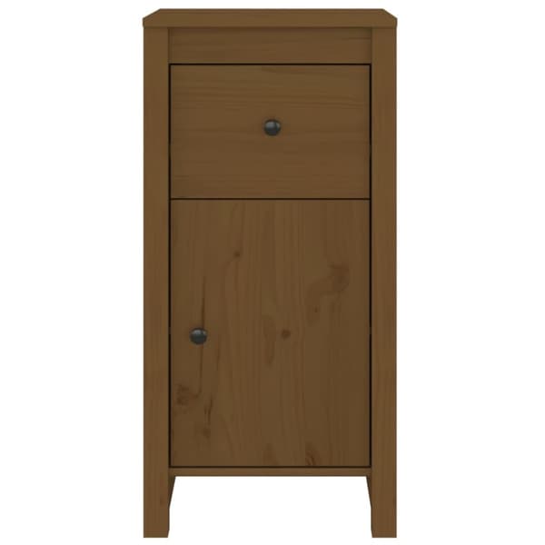 Skänkar 2 st honungsbrun 40x35x80 cm massiv furu - Skänk - Skänkar - Home & Living