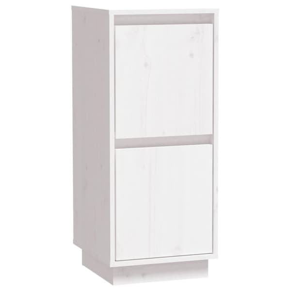 Skänk vit 31,5x34x75 cm massiv furu - Skänk - Bokskåp - Home & Living