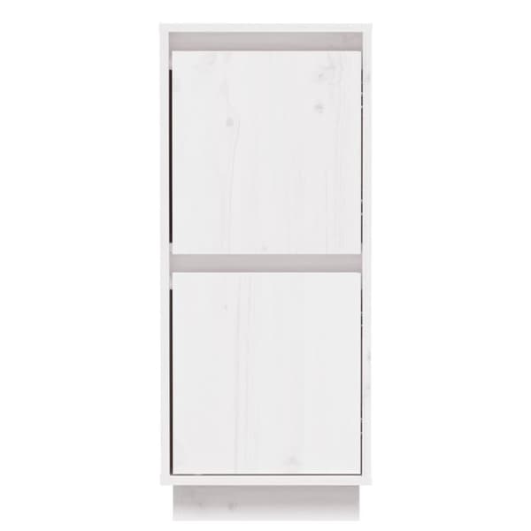 Skänk vit 31,5x34x75 cm massiv furu - Skänk - Bokskåp - Home & Living