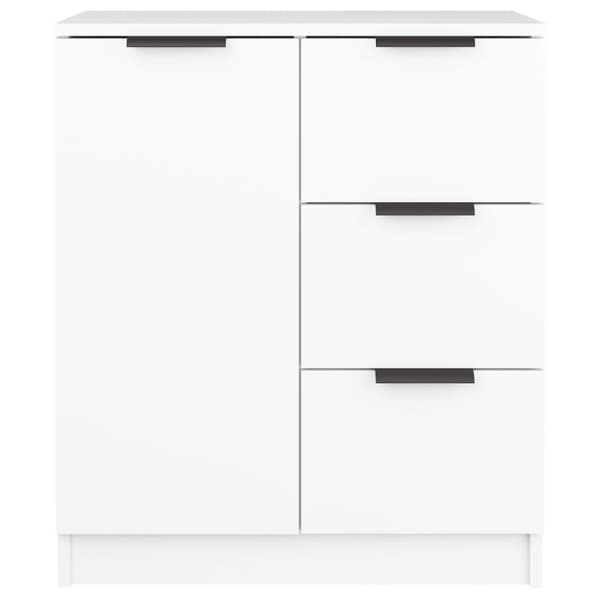 Skænke 2 stk. 60x30x70 cm konstrueret træ hvid - Skænk - Skænke - Home & Living