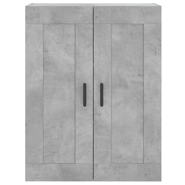 Højskab 69,5x34x180 cm konstrueret træ betongrå - Højskab - Højskabe - Home & Living