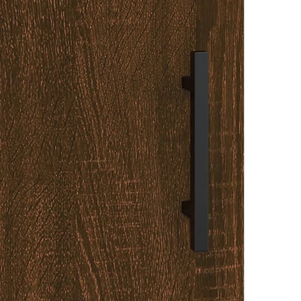 Højskab 69,5x34x180 cm konstrueret træ brun egetræsfarve - Højskab - Højskabe - Home & Living