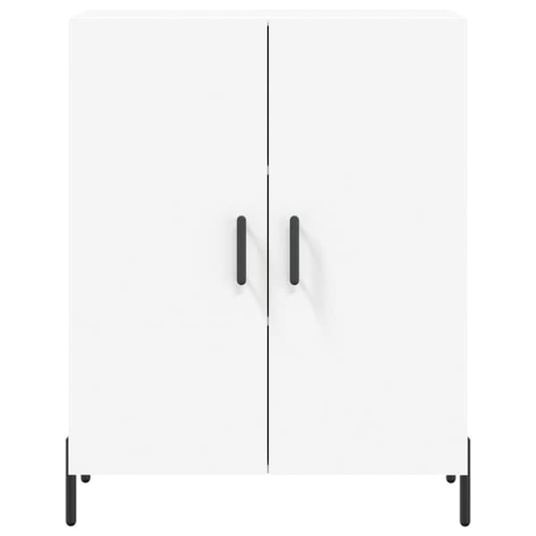 Högskåp vit 69,5x34x180 cm konstruerat trä - Sidoskåp - Förvaringsskåp - Home & Living