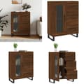 Pikkukuva 1 / 11: Senkki ruskea tammi 69,5x34x90 cm tekninen puu - Senkki - Senkit - Home & Living