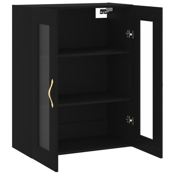 Væghængt skab 69,5x34x90 cm sort - Vægskab - Vægskabe - Home & Living