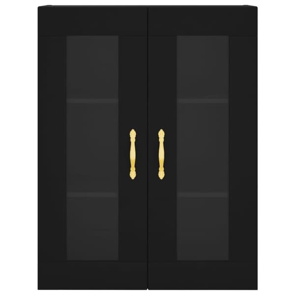 Væghængt skab 69,5x34x90 cm sort - Vægskab - Vægskabe - Home & Living
