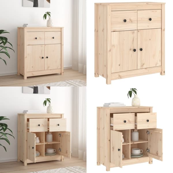 Skänk 70x35x80 cm massiv furu - Skänk - Skänkar - Home & Living