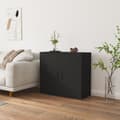Pikkukuva 2 / 11: Senkki musta 80x33x70 cm tekninen puu - Senkki - Senkit - Home & Living