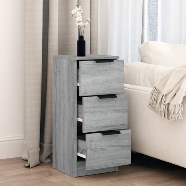 Skænk 30x30x70 cm konstrueret træ grå sonoma-eg - Skænk - Skænke - Home & Living
