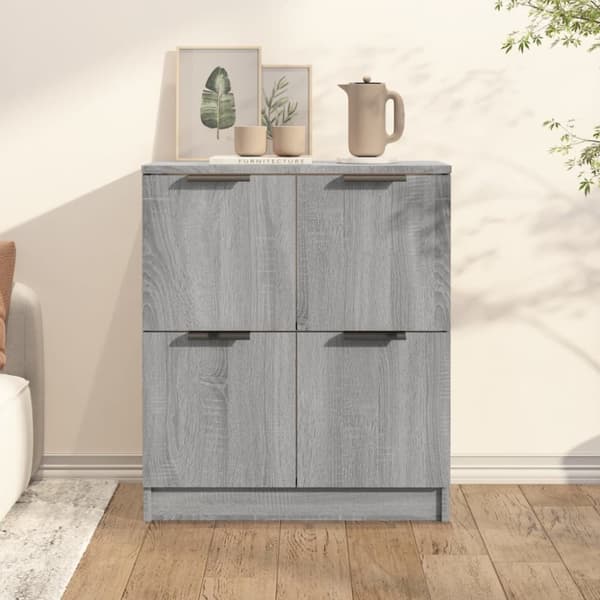 Skænk 60x30x70 cm konstrueret træ grå sonoma-eg - Skænk Skænke - Skab - Home & Living