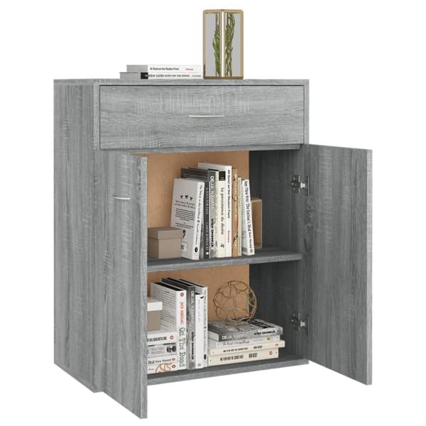 Skænk 60x30x75 cm konstrueret træ grå sonoma-eg - Skænk Skænke - Skab - Home & Living