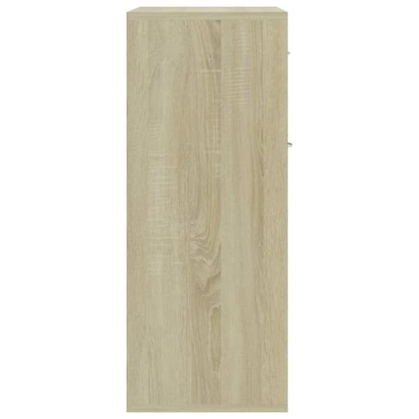 Skänk sonoma-ek 60x30x75 cm spånskiva - Skåp - Sideboard - Home & Living