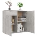 Pikkukuva 5 / 11: Senkki betoninharmaa 80x36x75 cm tekninen puu - Senkki - Senkit - Home & Living