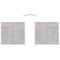 Pikkukuva 6 / 11: Senkki betoninharmaa 80x36x75 cm tekninen puu - Senkki - Senkit - Home & Living