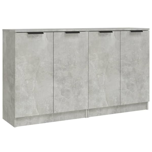 Skänk 2 st betonggrå 60x30x70 cm konstruerat trä - Skänk - Skänkar - Home & Living