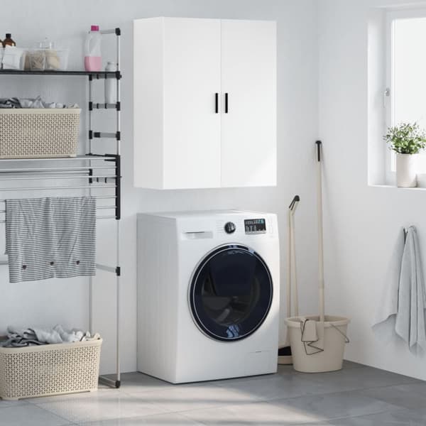 Væghængt skab 69,5x34x90 cm hvid - Vægskab - Vægskabe - Home & Living