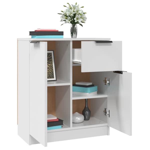Senkit 2 kpl valkoinen 60x30x70 cm tekninen puu - Senkki - Senkit - Home & Living