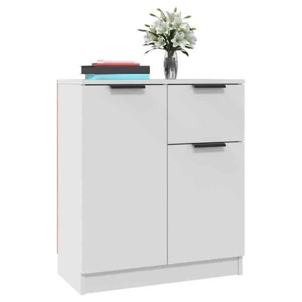 Senkit 2 kpl valkoinen 60x30x70 cm tekninen puu - Senkki - Senkit - Home & Living
