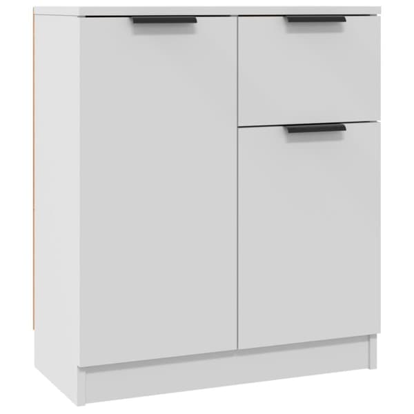 Senkit 2 kpl valkoinen 60x30x70 cm tekninen puu - Senkki - Senkit - Home & Living