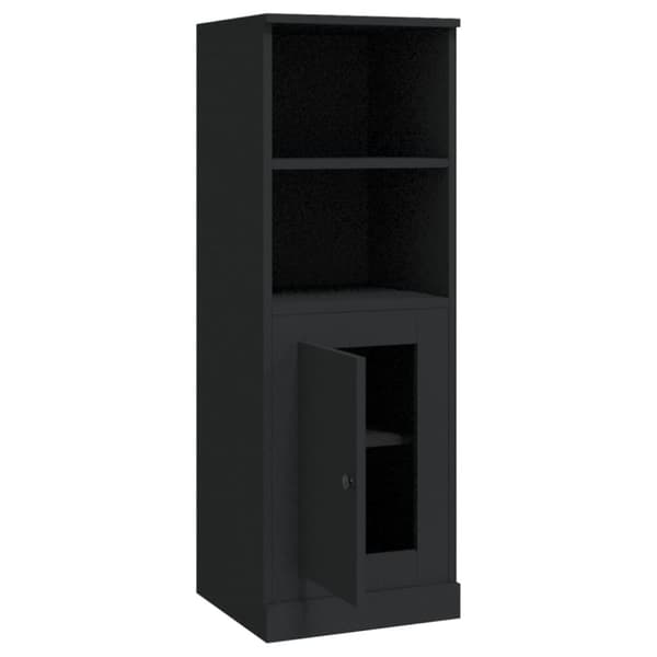 Kaappi musta 36x35,5x103,5 cm tekninen puu - Kaappi - Kaapit - Home & Living