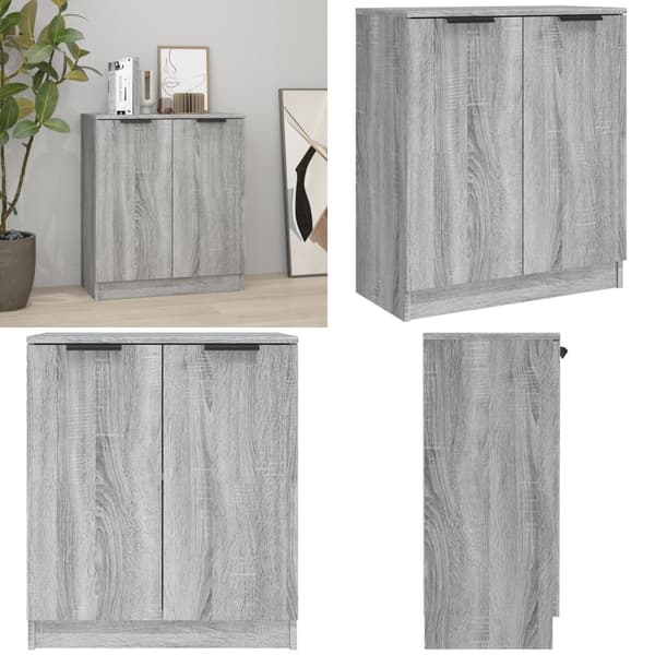 Skænk 60x30x70 cm konstrueret træ grå sonoma-eg - Skænk - Skænke - Home & Living
