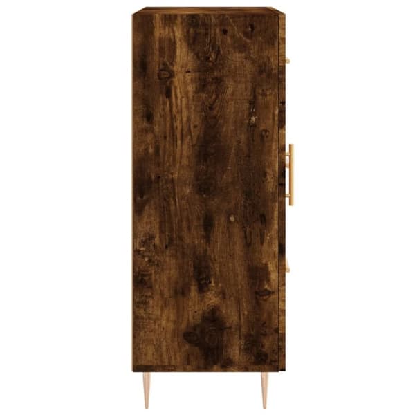 Skänk rökfärgad ek 69,5x34x90 cm konstruerat trä - Skänk - Skänkar - Home & Living