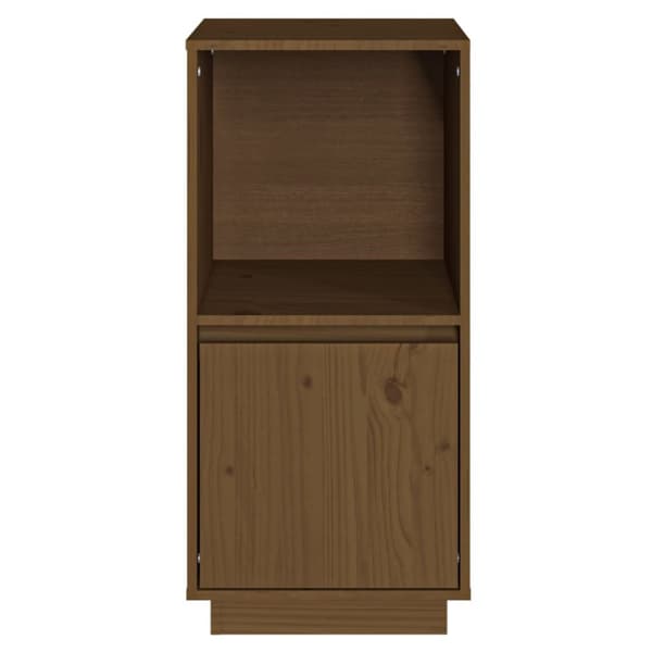Skænk 38x35x80 cm massivt fyrretræ gyldenbrun - Skænk - Skænke - Home & Living