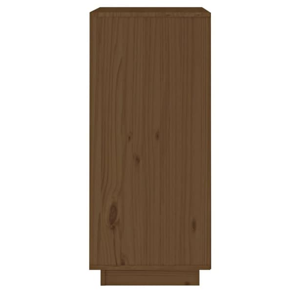 Skænk 38x35x80 cm massivt fyrretræ gyldenbrun - Skænk - Skænke - Home & Living